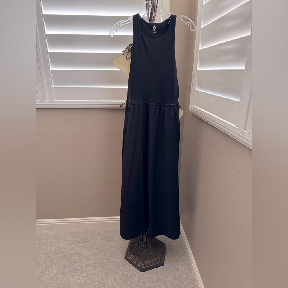 Lou & Grey Side Bungee Pocket Midi Dress Size S - Picture 2 of 5